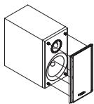 SHARP XL-HF301PH - Speaker grilles are removable - 1