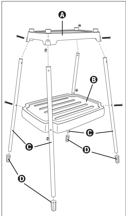 SILVERCREST KH 1602 - Montaggio del supporto - 1