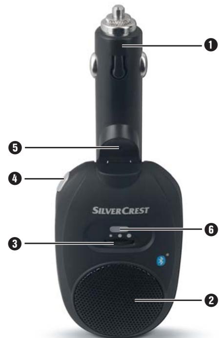 SILVERCREST SBTF 10 A1 BLUETOOTH HANDS-FREE KIT - Bluetooth® Freisprecheinrichtung SBTF 10 A1 - 1