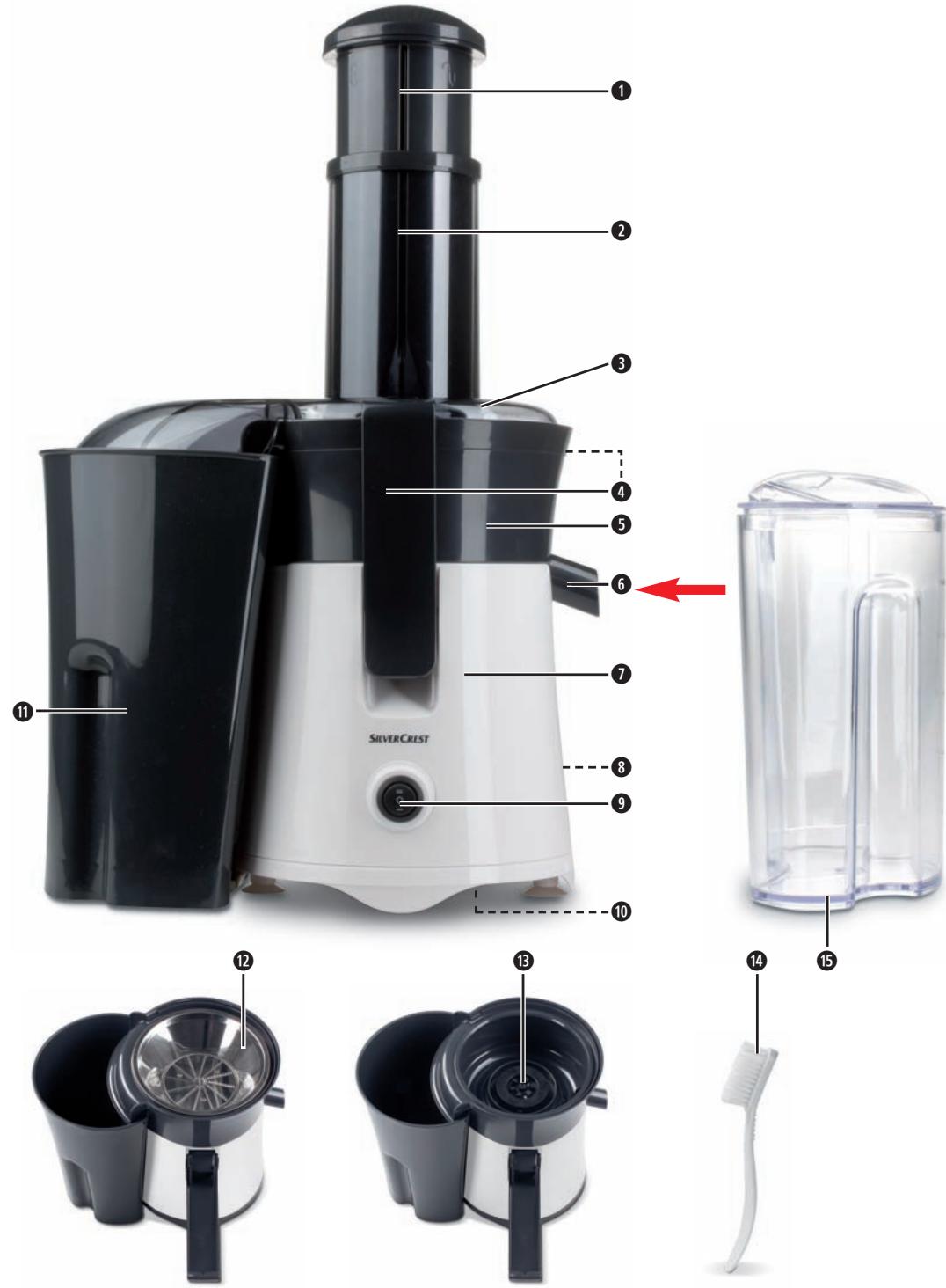 SILVERCREST SFE 450 B1 JUICER - 1