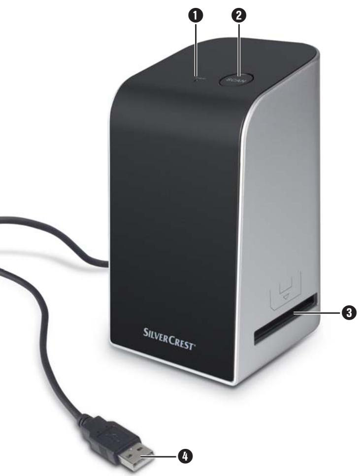 SILVERCREST SND 3600 A1 SLIDE AND NEGATIVE SCANNER - 1