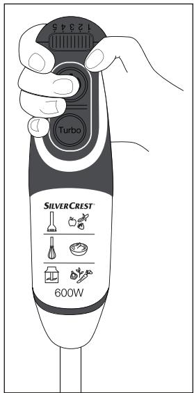 SILVERCREST SSMS 600 B2 - Tenir l'appareil - 1