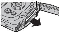 FUJIFILM FINEPIX XP30 - Retrait de la batterie et de la carte mémoire - 1