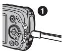 FUJIFILM FINEPIX XP30 - Fixation de la dragonne - 1