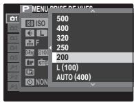 FUJIFILM PREMIUM X-PRO1 - Sensibilité - 4