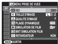 FUJIFILM PREMIUM X-PRO1 - Sensibilité - 3