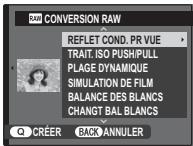 FUJIFILM PREMIUM X-PRO1 - Création de copies JPEG à partir de photos RAW - 1