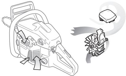 HUSQVARNA 350 - Système de refroidissement - 3