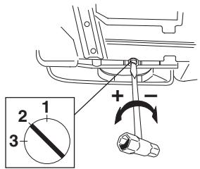 HUSQVARNA 350 - Einstellen der Ölpumpe - 2