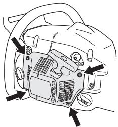 HUSQVARNA 350 - Een gebroken of versleten starterkoord vervangen - 2