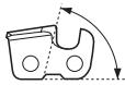 HUSQVARNA 350 - Vijlen en vijlmallen van de zaagketting - 3