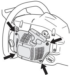 HUSQVARNA 350 - Remplacement d'une corde de lanceur rompue ou usée - 2