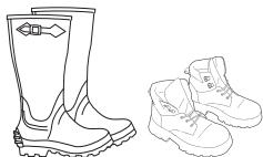 HUSQVARNA 122HD60 - BOOTS - 1