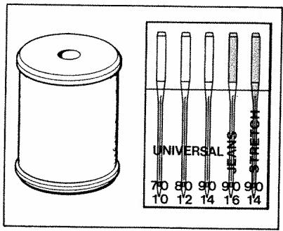 HUSQVARNA CLASSICA 95 - Needle and thread - 1