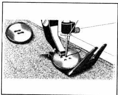 HUSQVARNA CLASSICA 95 - Sewing on buttons - 1