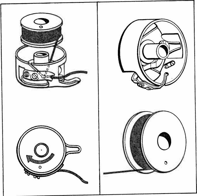HUSQVARNA 5710 - Insertion of the bobbin case - 2