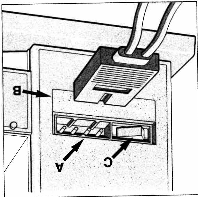 HUSQVARNA 5710 - Connecting the foot control - 3