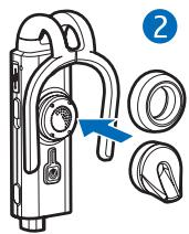 NOKIA BH-904 - Changer l'embout de I'écouteur - 2