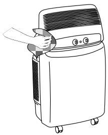 DELONGHI PINGUINO PAC 10 - LIMPIEZA DEL MUEBLE EXTERIOR - 1