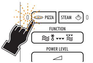 DELONGHI MW 505 - - Cuisson avec la fonction pizza (seulement sur certains modèles) - 1