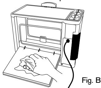 DELONGHI XU 620 110V - LIMPIEZA DEL FONDO DEL HORNO - 2