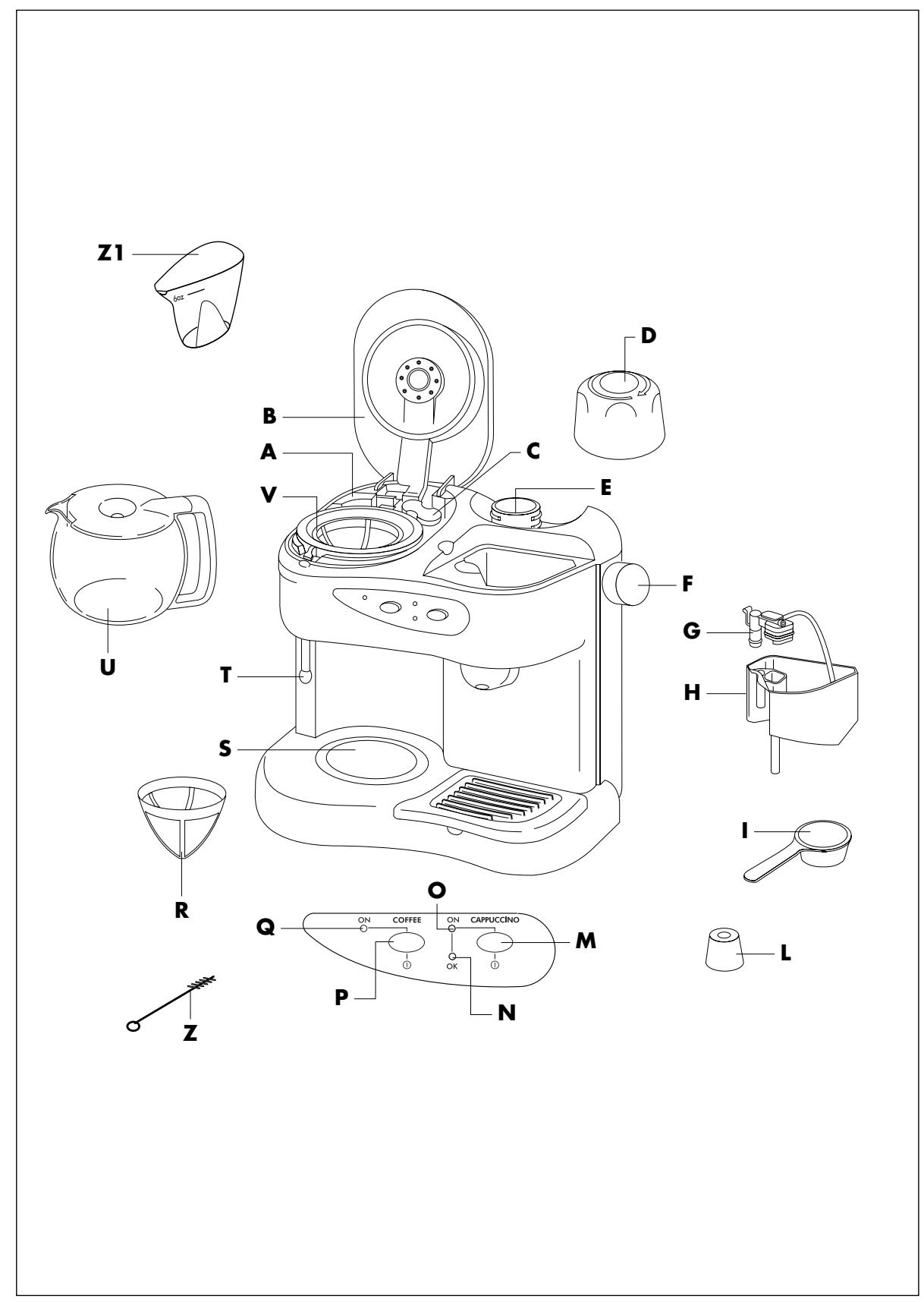 DELONGHI CC 80 IU - COFFEE MACHINE MACHINE A CAFE CAFETERA ELECTRICA - 2