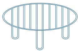 DELONGHI MW 675 FI - GRILLE HAUTE - 1