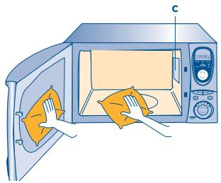 DELONGHI MW 675 FI - CHAPITRE 5: NETTOYAGE ET ENTRETIEN 5.1 NETTOYAGE - 1