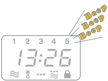 DELONGHI MW505 - Démarrer le four en fonction vapeur - 6