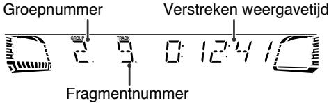 JVC CA-HXGD8E - Aanduidingen op het hoofddisplay - 5