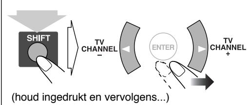JVC CA-HXGD8E - Kiezen van het TV-kanaal: - 1
