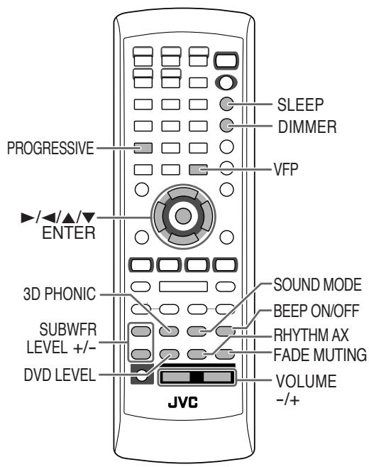 JVC CA-HXGD8E - Dagelijkse bediening-Instellen van het geluid & overige - 1