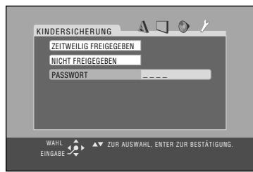 JVC CA-HXGD8E - Zum kurzzeitigen Aufheben der Kindersicherung - 1
