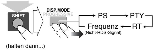 JVC CA-HXGD8E - Zur Anzeige der RDS-Information - 1