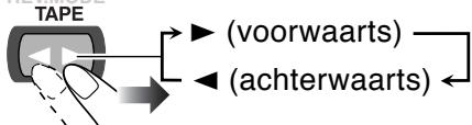 JVC CA-HXGD8E - Veranderen van de bandtransportrichting - 1
