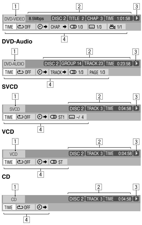 JVC CA-HXGD8E - On-Screen Disk-Vorgänge - 2