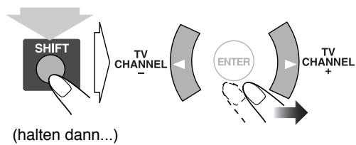 JVC CA-HXGD8E - Zum Bedienen des Fernsehgeräts - 5