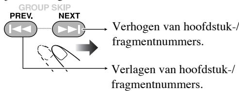 JVC CA-HXGD8E - Kiezen van een hoofdstuk/fragment - 1
