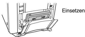 JVC CA-HXGD8E - Zum Einsetzen eines Bandes - 2