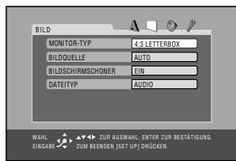JVC CA-HXGD8E - Wahlen Sie eines der Setup-Menus. - 2