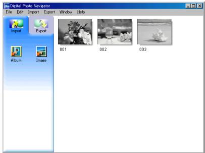 JVC DIGITAL PHOTO NAVIGATOR-IMAGE MIXER WITH VCD - Chargement d'images fixes (Windows®) - 5