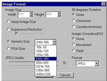JVC DIGITAL PHOTO NAVIGATOR-IMAGE MIXER WITH VCD - Modification de la taille de l'image - 2