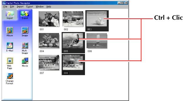 JVC DIGITAL PHOTO NAVIGATOR-IMAGE MIXER WITH VCD - Selection d'une image fixe à la fois - 1