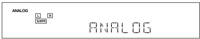 JVC RX-6042SE - Kiezen van de analoge ingangsfunctie - 1