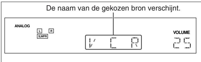 JVC RX-6042SE - Een afspeelbron kiezen - 2