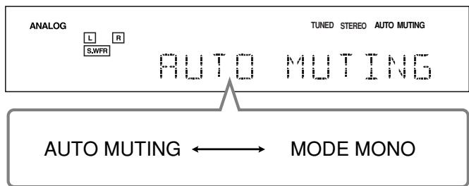 JVC RX-6042SE - Drücken Sie die Taste FM MODE, während Sie einen UKW-Sender horen. - 1
