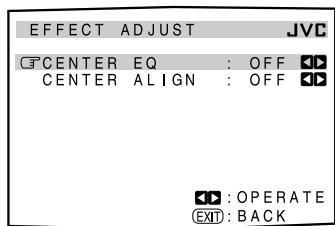 JVC RX-DP20V - Adjustment Menu Configuration - 3