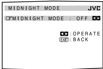 JVC RX-DP20V - Réglage du mode de minuit—MIDNIGHT MODE - 1