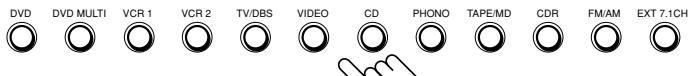 JVC RX-DP20V - Select and play a source. - 1