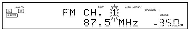 JVC RX-DP20V - Press PRESET / (inside the front door) to select a channel number while the channel numb position is flashing. - 2